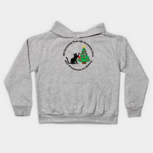 Oh Christmas tree ornaments are history! Kids Hoodie